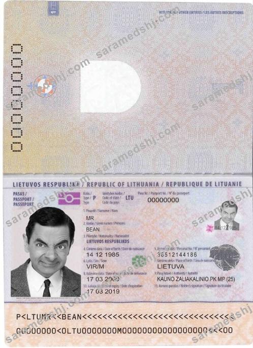 Lithuania passport
